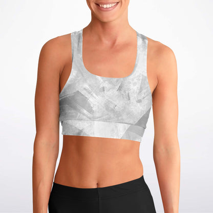 Women's All Over Print Padded Sports Bra