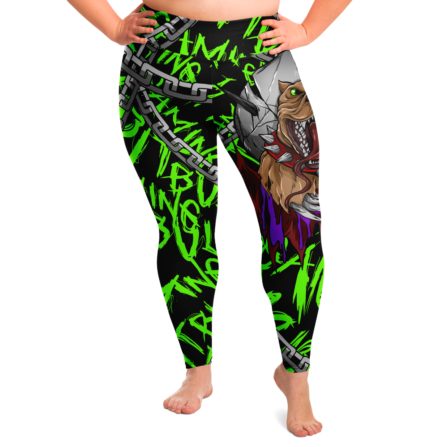 Women's Pitbull Gaming Plus Size Leggings