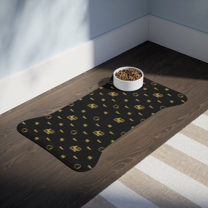 REDGING3R 'Golden Couture' Pet Food Mats