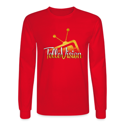 TelleVision Unisex Long Sleeve T-Shirt - red