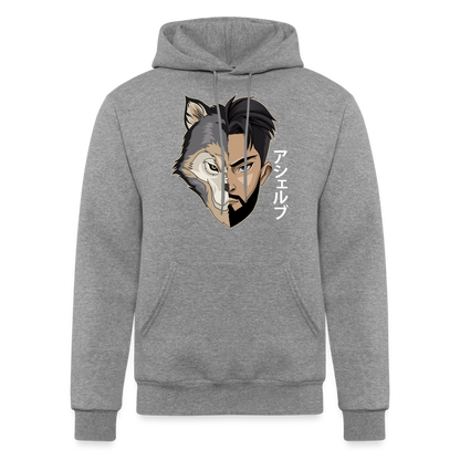 Asher B Champion Unisex Powerblend Hoodie - heather gray