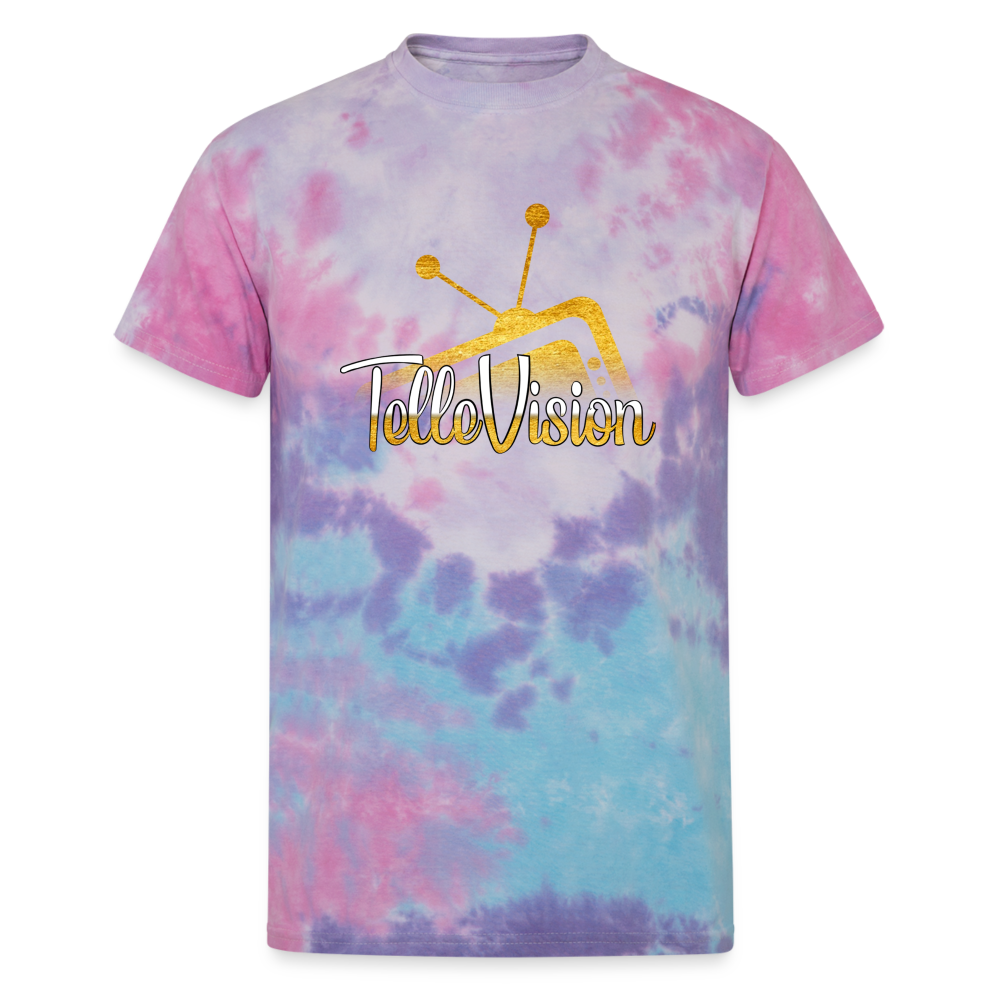 TelleVision Unisex Tie Dye T-Shirt - cotton candy