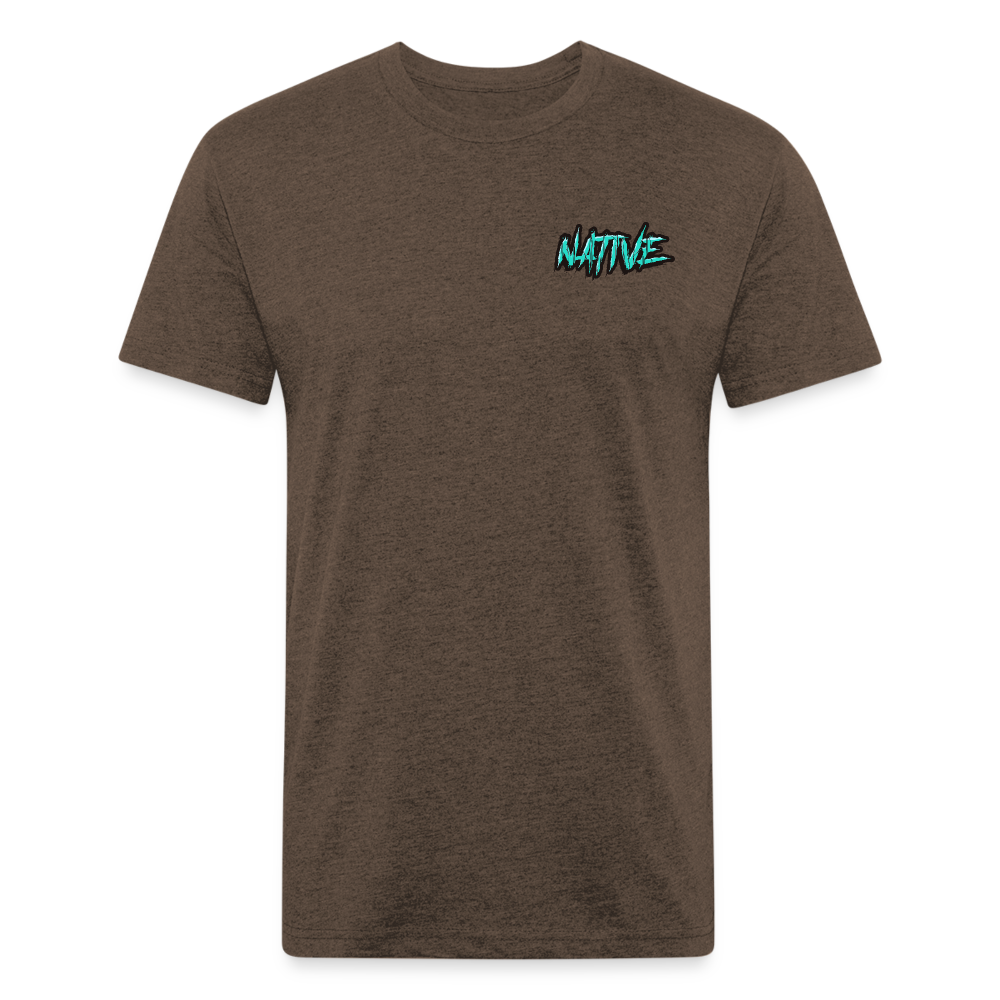 Native Fitted T-Shirt - heather espresso