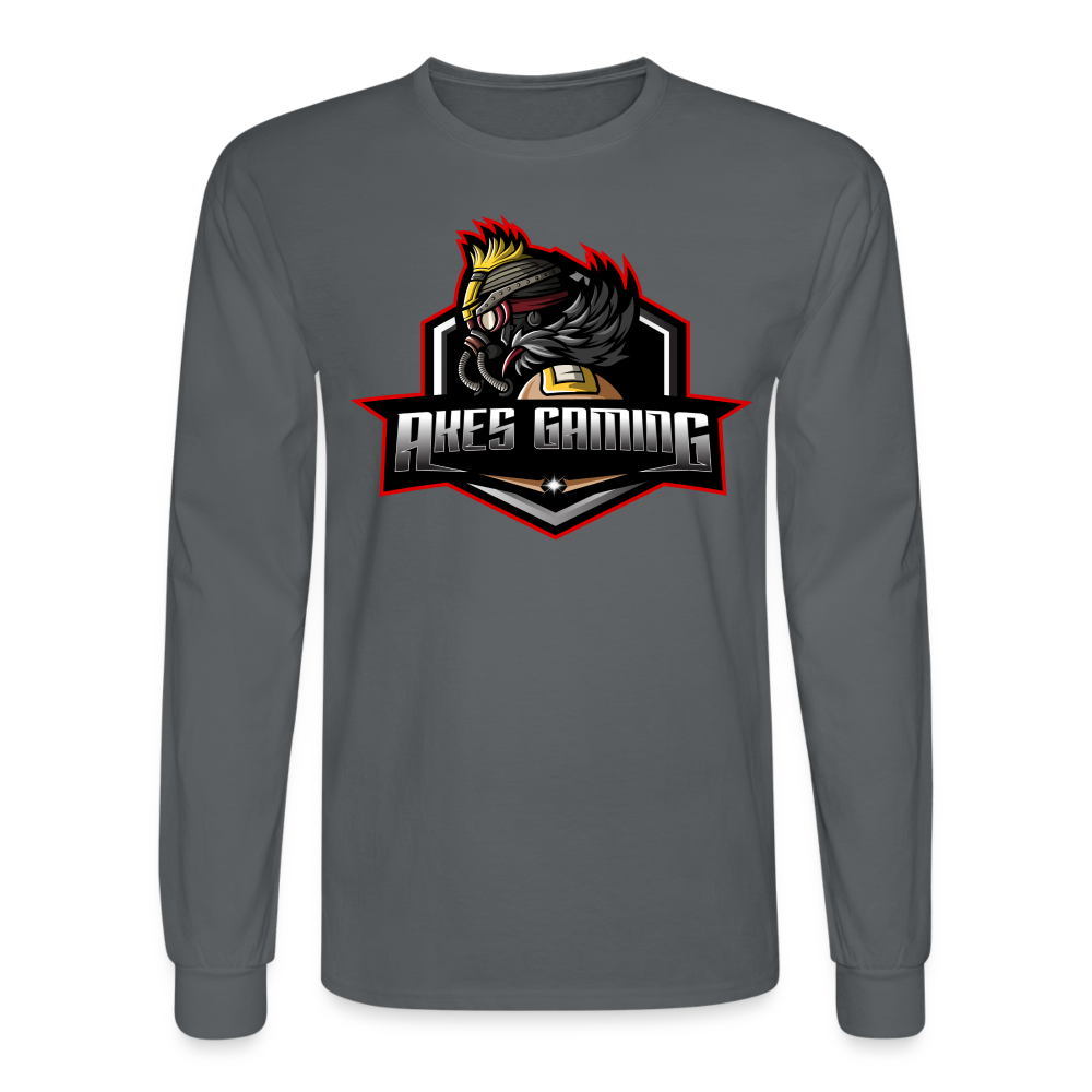 Adult Akes Gaming Long Sleeve T-Shirt - charcoal