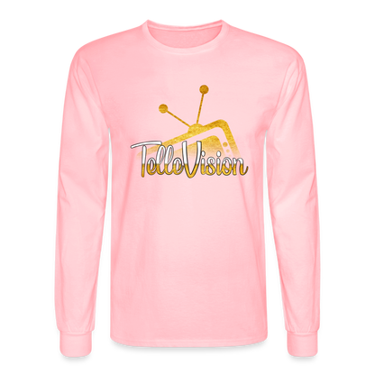 TelleVision Unisex Long Sleeve T-Shirt - pink