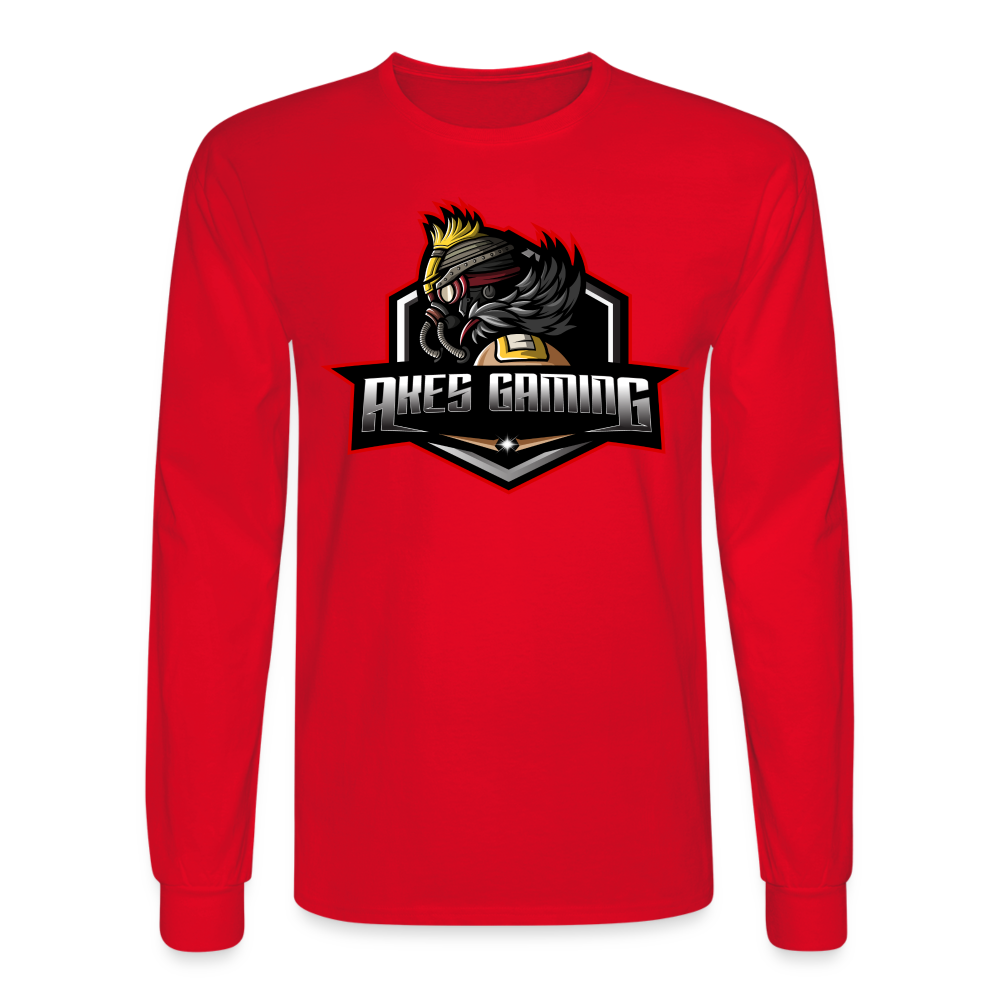 Adult Akes Gaming Long Sleeve T-Shirt - red