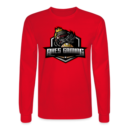 Adult Akes Gaming Long Sleeve T-Shirt - red