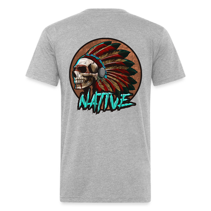 Native Fitted T-Shirt - heather gray