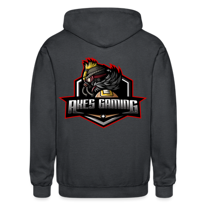 Adult Akes Gaming New Logo Full-Zip Hoodie - deep heather