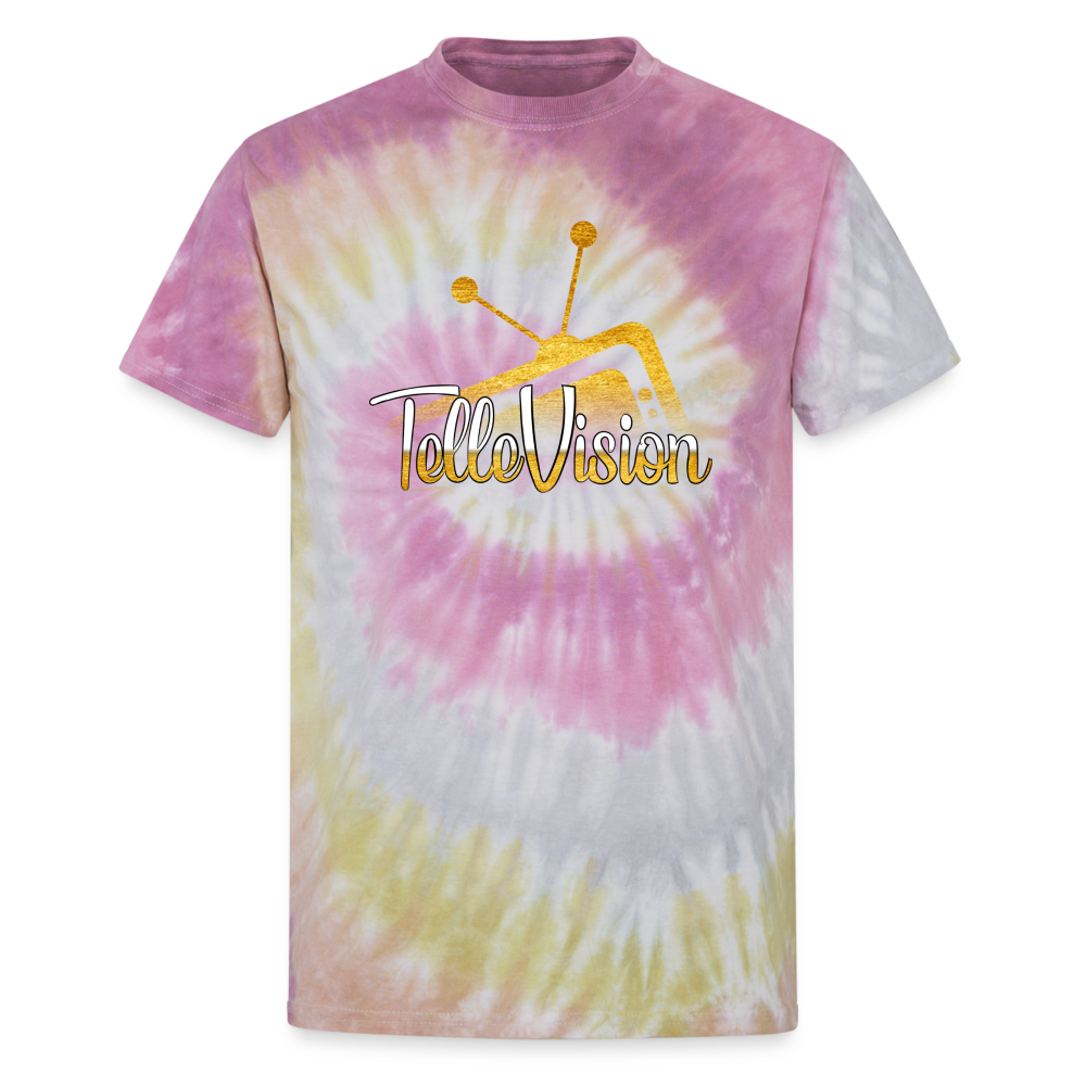 TelleVision Unisex Tie Dye T-Shirt - Desert Rose