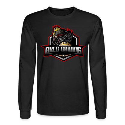 Adult Akes Gaming Long Sleeve T-Shirt - black