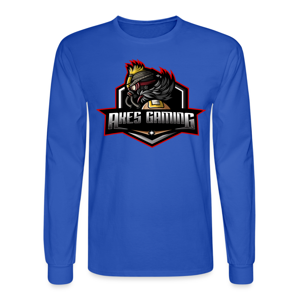 Adult Akes Gaming Long Sleeve T-Shirt - royal blue