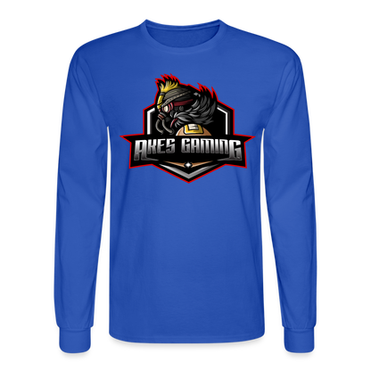 Adult Akes Gaming Long Sleeve T-Shirt - royal blue