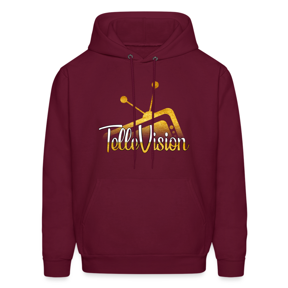 TelleVision Unisex Hoodie - burgundy