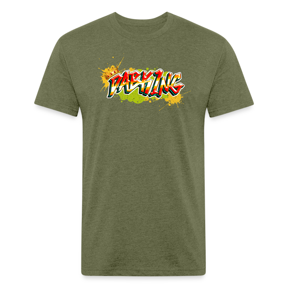 Dab King Unisex Fitted T-Shirt - heather military green