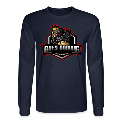 Adult Akes Gaming Long Sleeve T-Shirt - navy