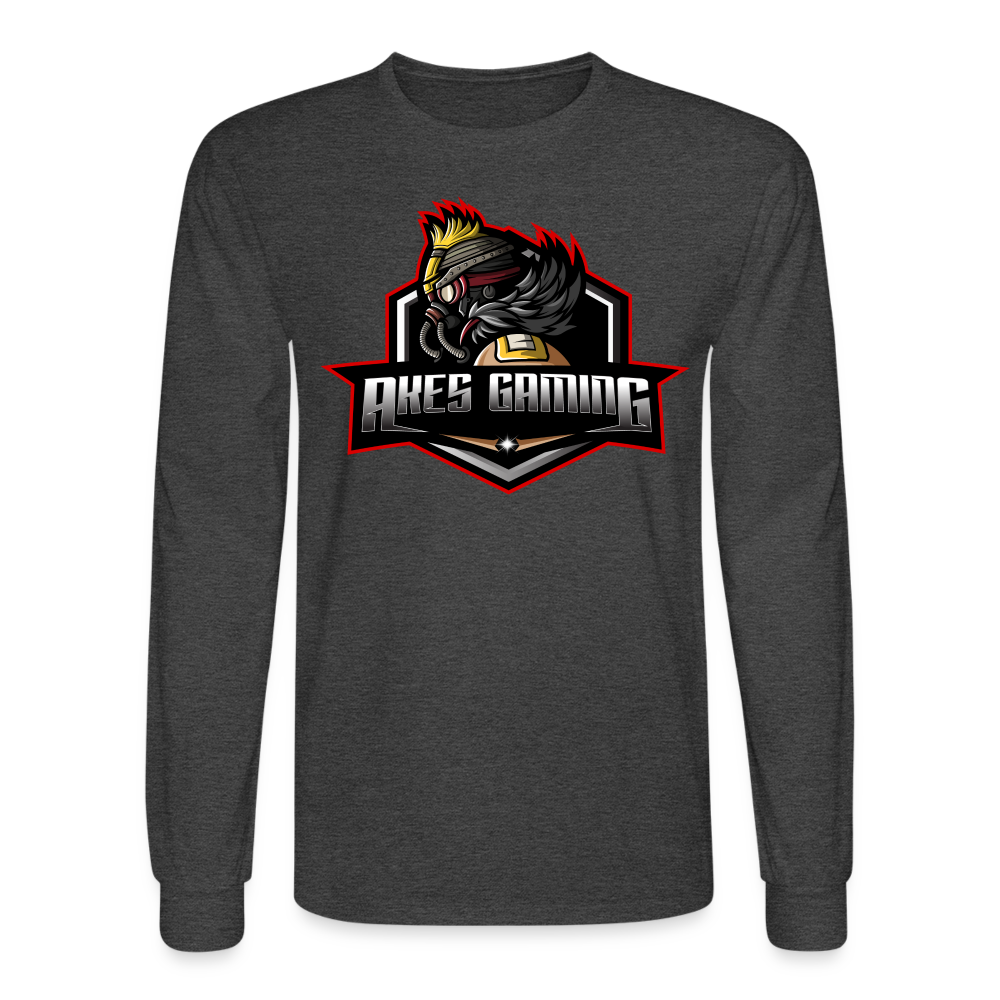 Adult Akes Gaming Long Sleeve T-Shirt - heather black