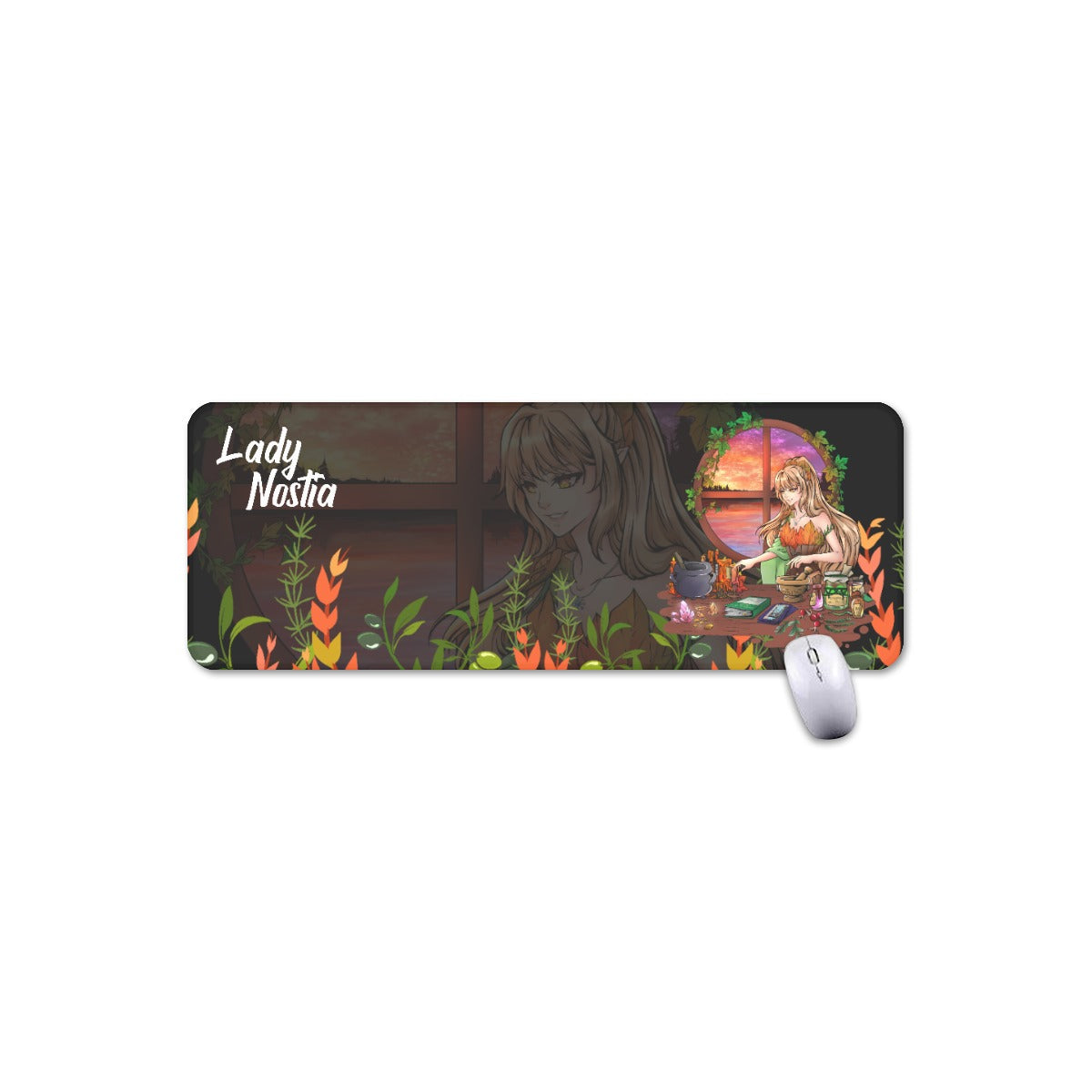 Lady Nostia 'Alchemy' Large Mouse Pad