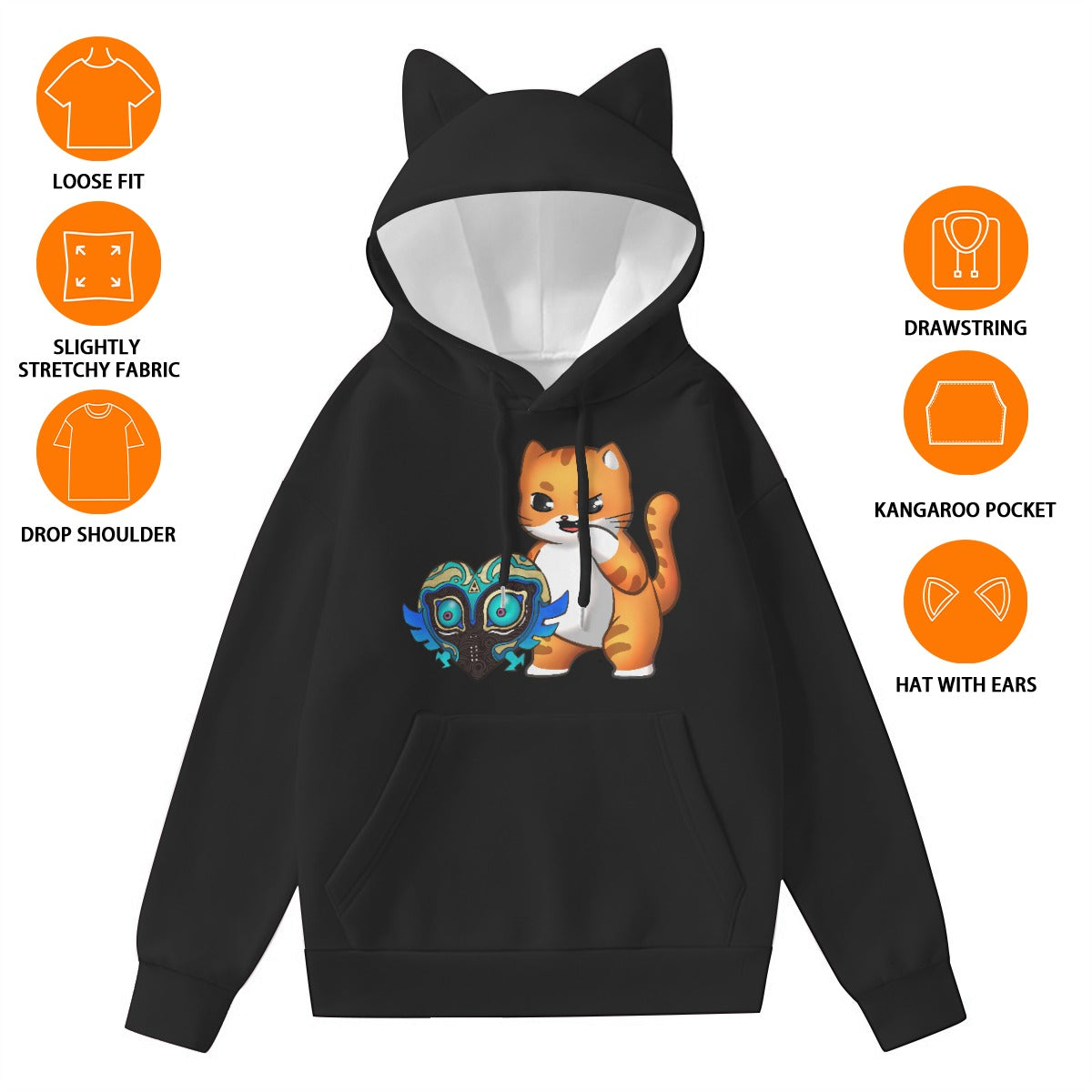 Women's Mrs. Freeze 'Mischievous' Hoodie with Ears