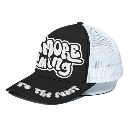 EatMore Gaming White Mesh Trucker Hat