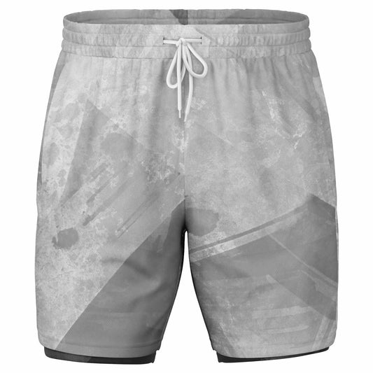 Men's 2-in-1 All Over Print Shorts