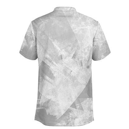 Adult All Over Print Blade Collar Polo Shirt