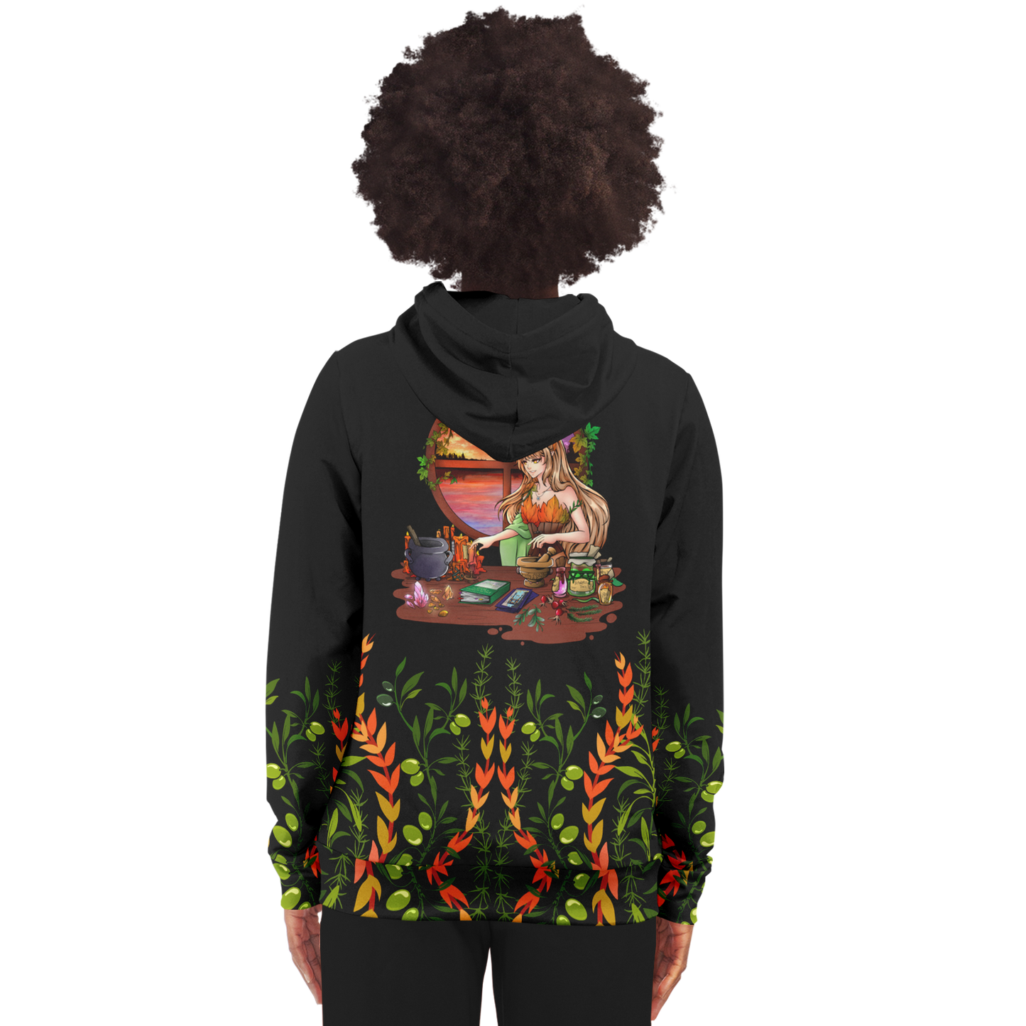 Adult Lady Nostia 'Alchemy' Athletic Zipped Hoodie