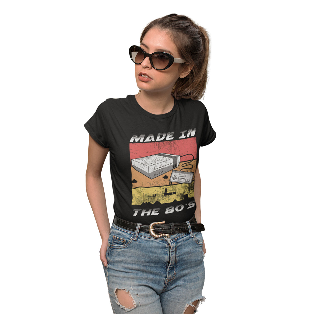 Women’s GU 'Made in the 80's' Premium Organic T-Shirt - White