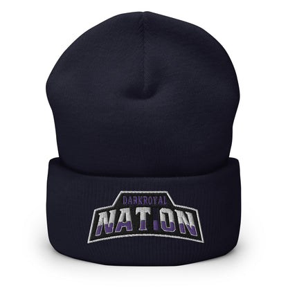 Dark Royal Nation Cuffed Beanie