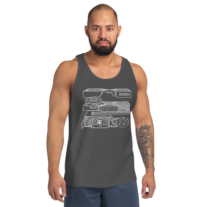 Men's RE 'Blueprint' Staple Tank Top