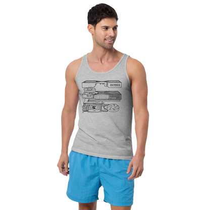 Men's RE 'Blueprint' Staple Tank Top