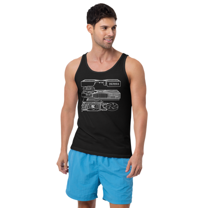 Men's RE 'Blueprint' Staple Tank Top