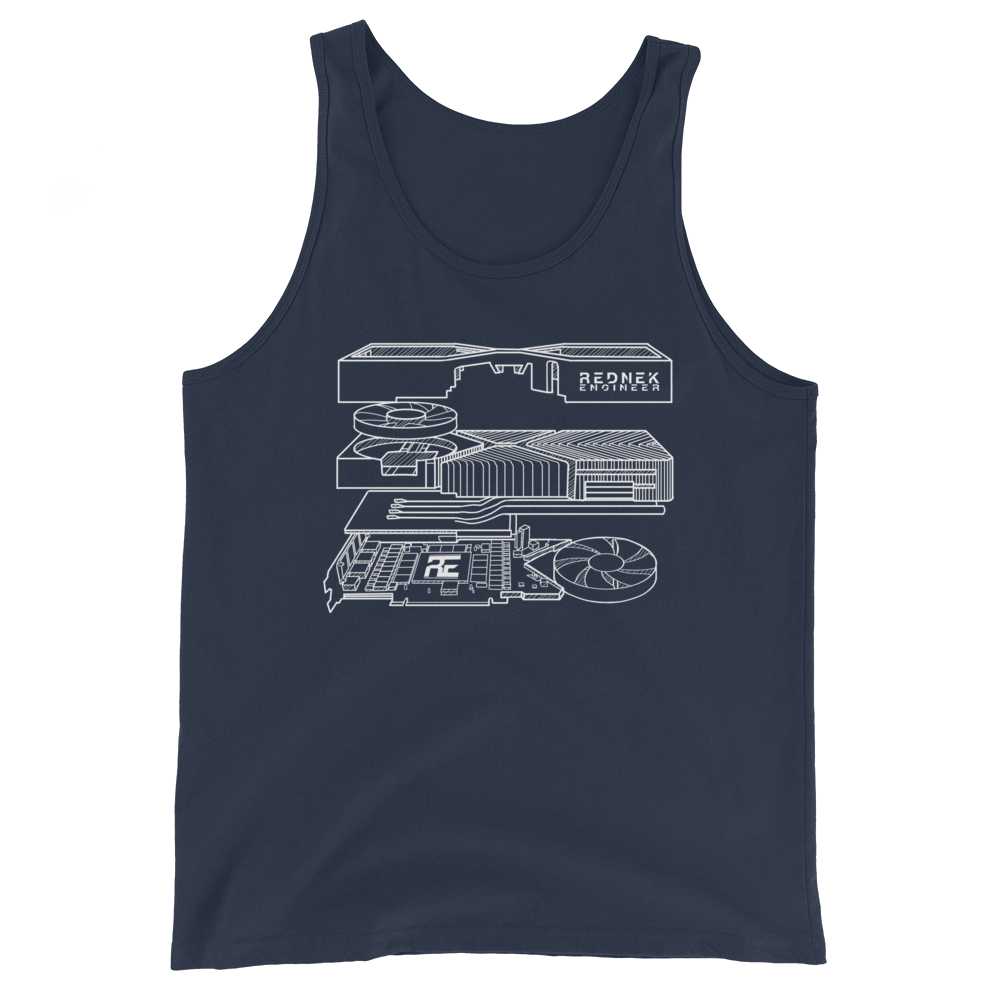 Men's RE 'Blueprint' Staple Tank Top