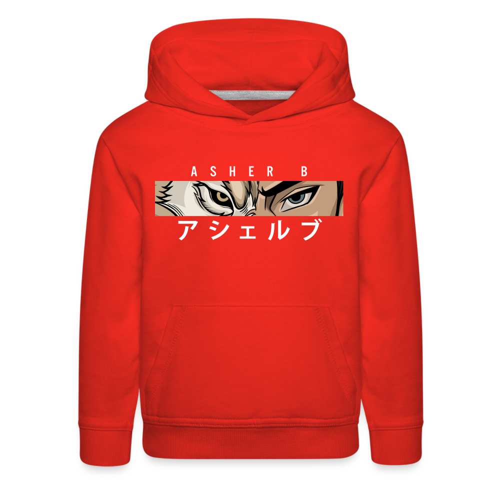 Asher B Youth Premium Hoodie - red