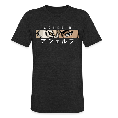 Asher B Tri-Blend T-Shirt - heather black