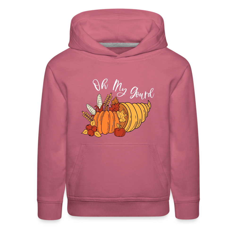 GU 'Oh My Gourd' Youth Premium Hoodie - mauve