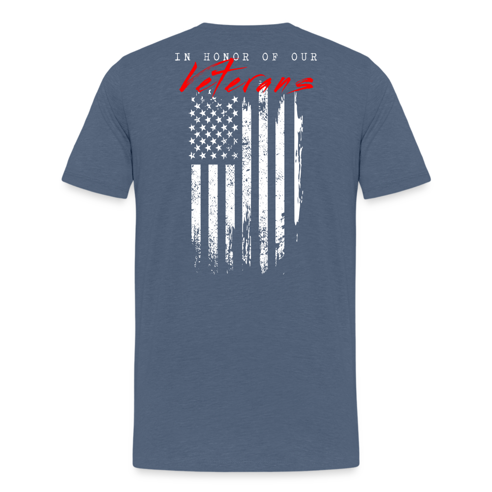 GU 'In Honor of Veterans' Youth Premium T-Shirt - heather blue