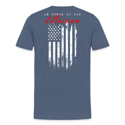 GU 'In Honor of Veterans' Youth Premium T-Shirt - heather blue