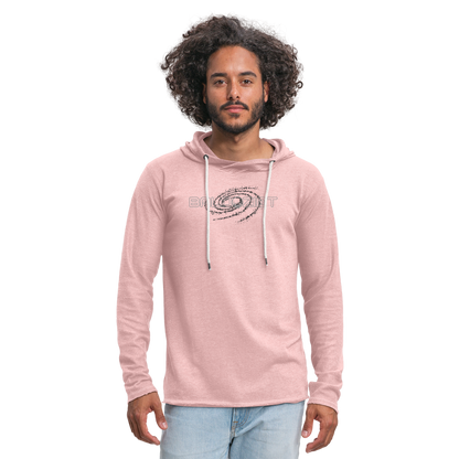 Adult Baldoziot Lightweight Terry Hoodie - cream heather pink