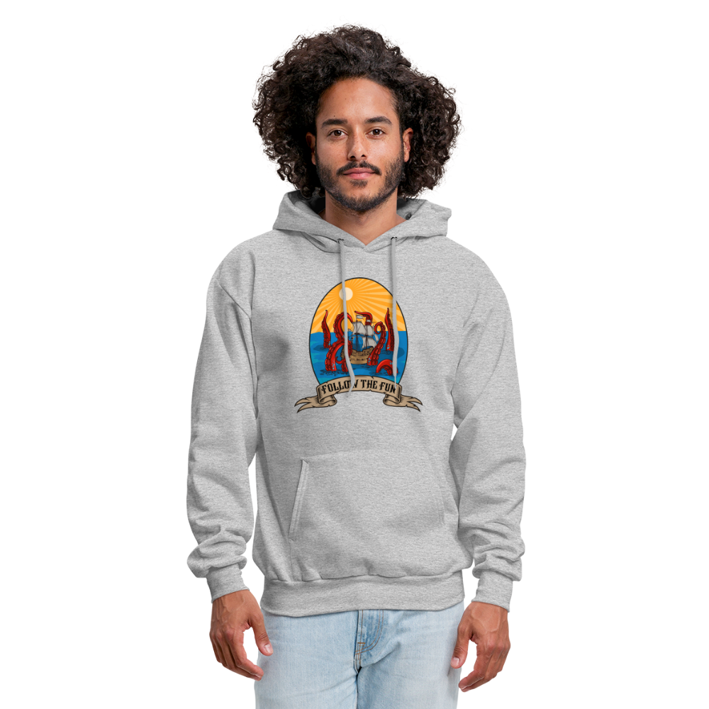 Men's Reid Likes Games 'Follow the Fun' Hoodie - heather gray