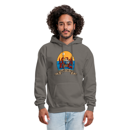 Men's Reid Likes Games 'Follow the Fun' Hoodie - asphalt gray