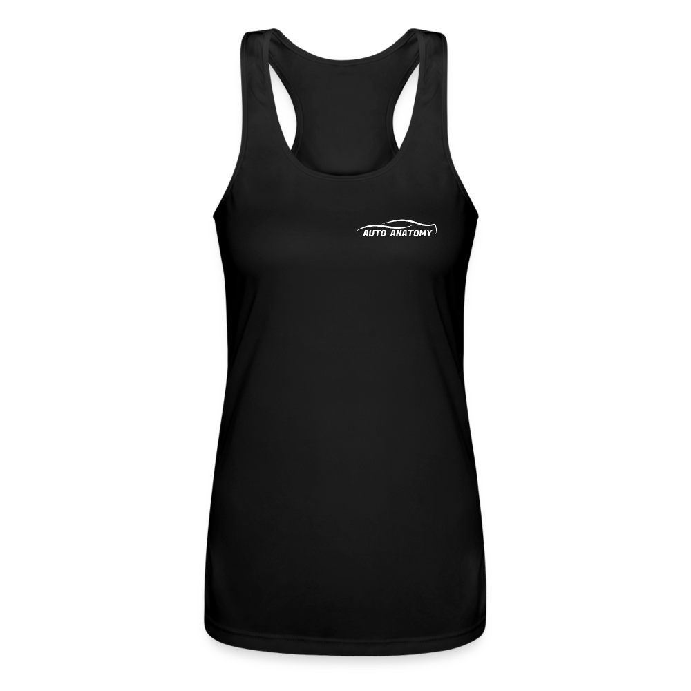 Women’s Auto Anatomy 'Bringing Classics to Life' Racerback Tank Top - black