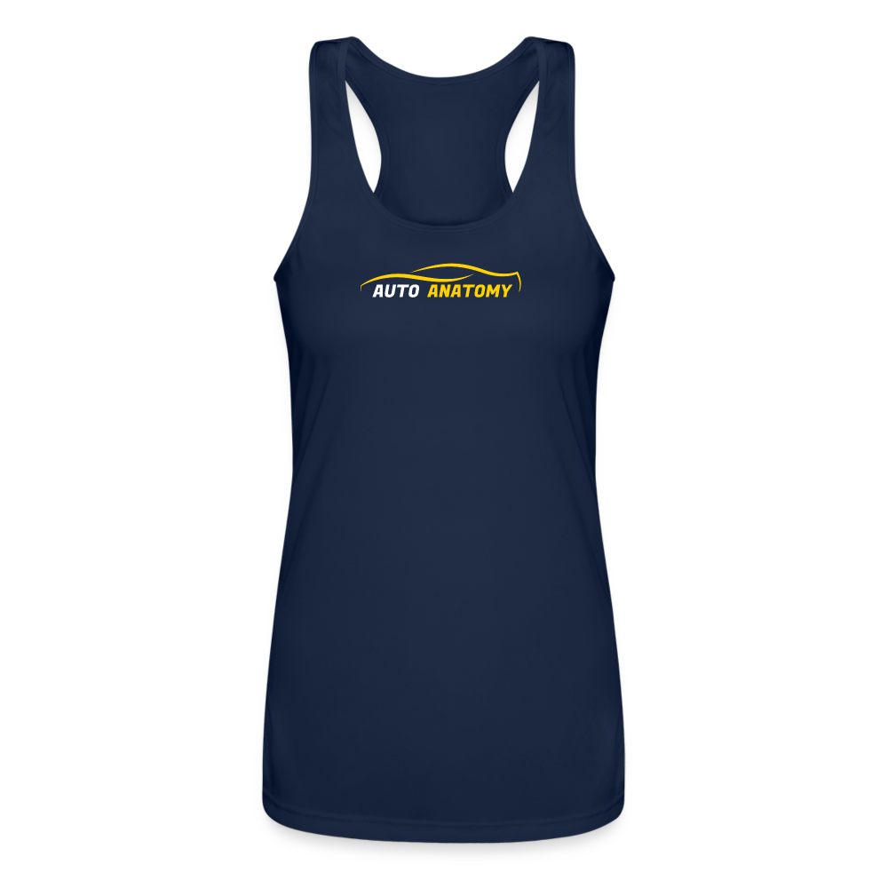 Women’s Auto Anatomy Performance Racerback Tank Top - navy