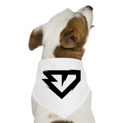 RickyShredz Dog Bandana - white