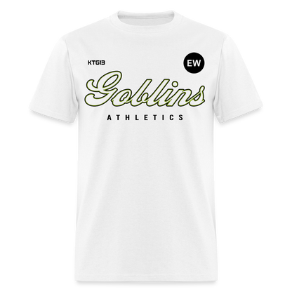 Adult KTG 'Goblins Athletics' Classic T-Shirt - white