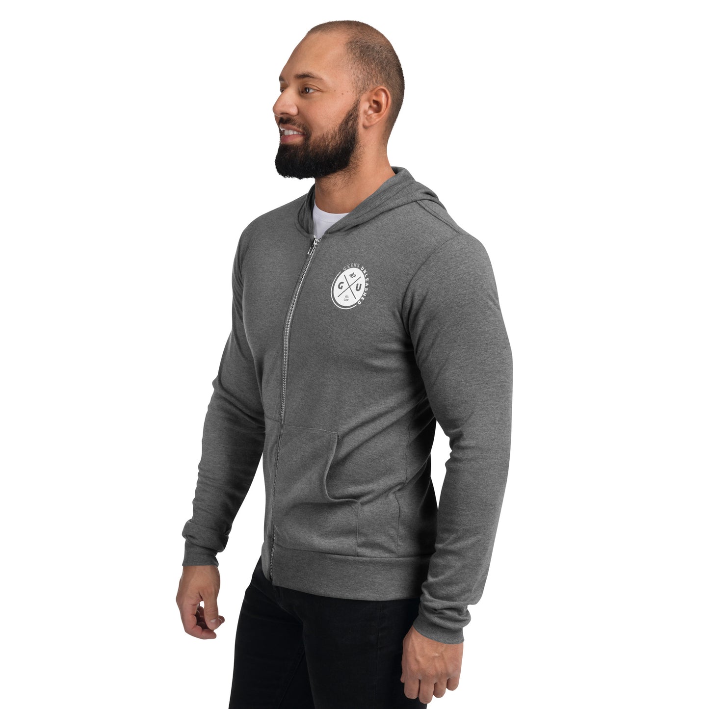 Adult Lightweight Zipped Hoodie