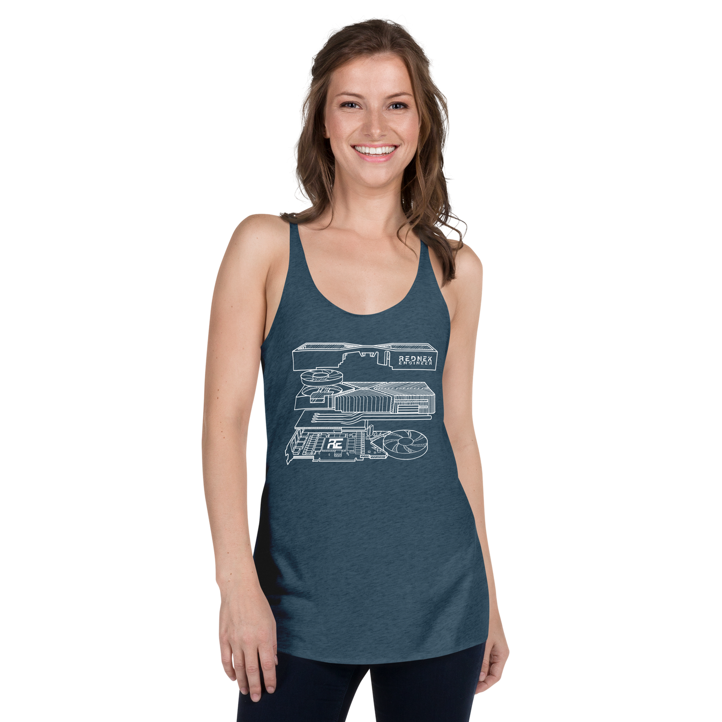 Women's RE 'Blueprint' Racerback Tank