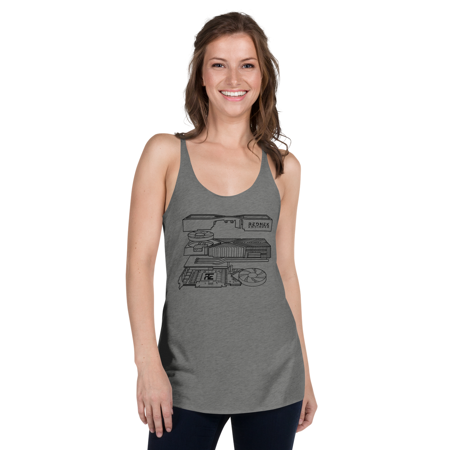 Women's RE 'Blueprint' Racerback Tank