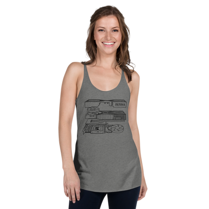 Women's RE 'Blueprint' Racerback Tank