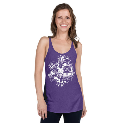 Women's 'Controller Splash' Racerback Tank